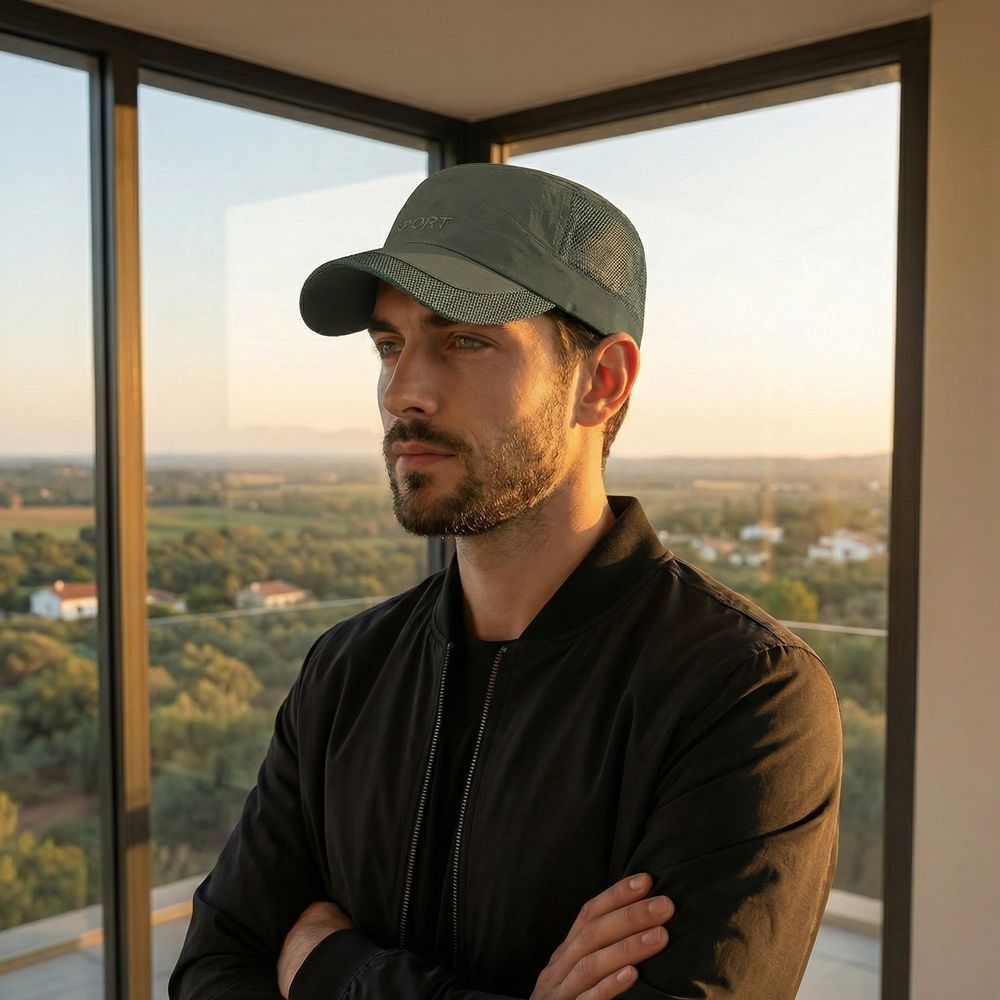 Fishing Hat - Gorra Plana Ajustable y Transpirable con
