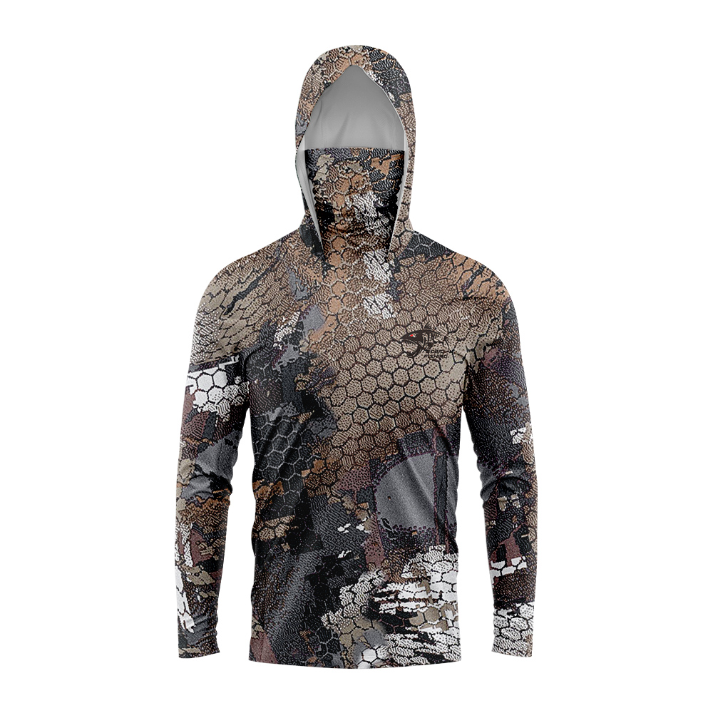 Fishing Hoodie - Camiseta de Pesca Huk New Gear,