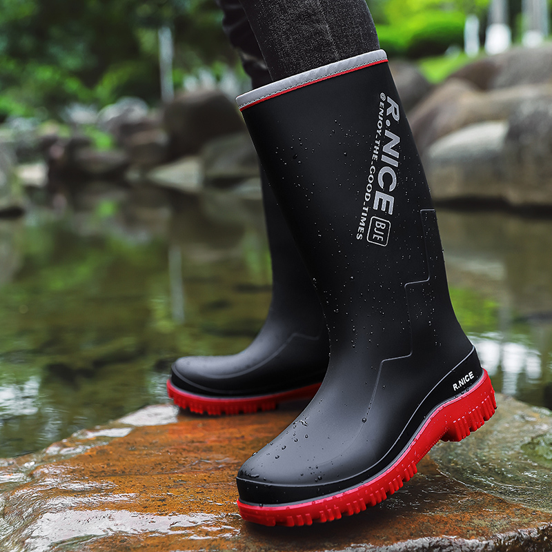Botas de lluvia para hombre, d - Fishing Boots reseña y precio